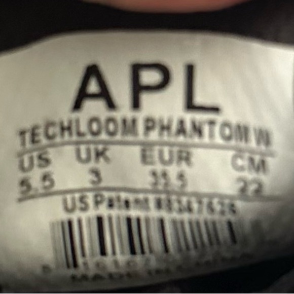 Stylish Women's TechLoom Phantom Running Shoe in Black/White/Melange - Size 5.5 - Picture 9 of 10